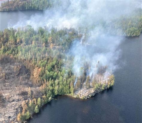 Boundary Waters fire mostly contained, isn’t affecting paddlers or lodgers