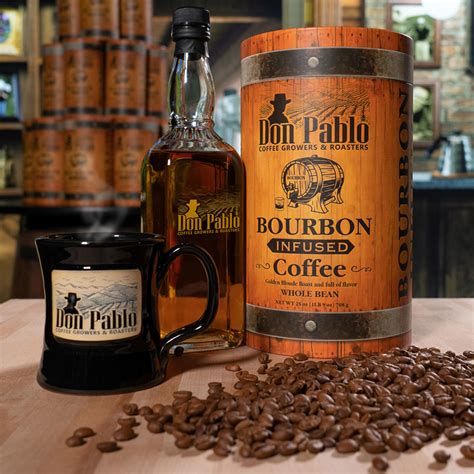 Bourbon coffee. This Whole Bean Bourbon Coffee 3-Pack is a great way to sample a variety of Kentucky Made Bourbon inspired whole bean coffees, and decide upon your favorite! Only in Kentucky, do you find such a sweet marriage of two incredible beverages, coffee and bourbon. These three coffees offer slightly different approaches to Bourbon … 