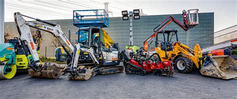 Bouwmachine kopen of huren