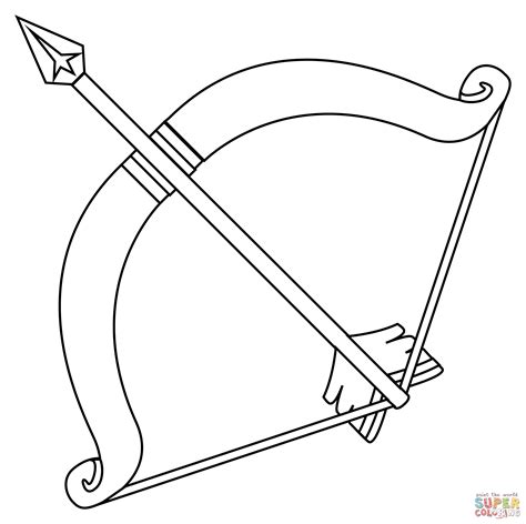 Bow And Arrow Coloring Pages Coloring Home