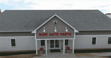 Bow auto parts. Bow Auto Parts Earns Auto Recycling's Elite Certifications. Workplace Safety in the Shop and on the Road. Looking For A Part? 603-224-8400; Let's Find Your Part. (603) 224-8400 Bow Auto Parts is a quality award-winning used parts supplier who can deliver parts to NH, MA, ME, & VT. Bow Auto Parts; 