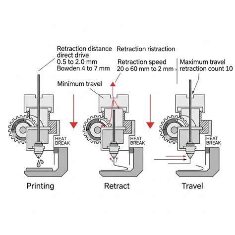 Bowden retraction speed.  5mm seems typical compared to 1-3mm for direct ...