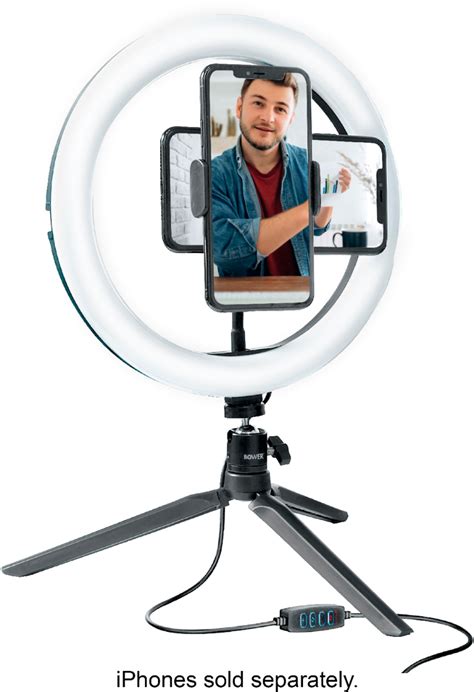 Bower - 8 Inch Table Top Ring Light Kit - Bestbuy