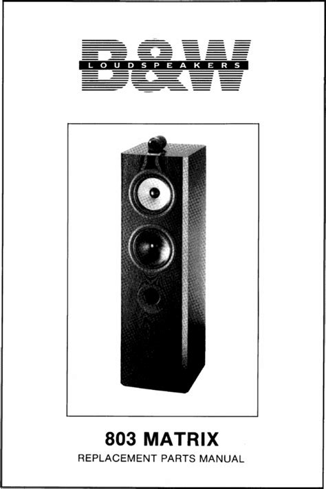 Bowers wilkins b w 803 s 800d series service manual. - Of complete solutions of set theory and logic by robert r stoll.
