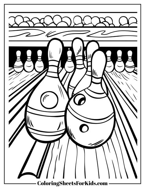 Bowling Coloring Pages