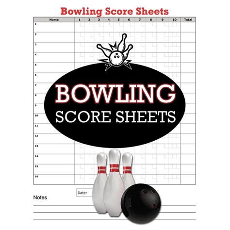 Download Bowling Score Sheets 100 Bowling Score Books Bowling Score Keeper By Nisclaroo