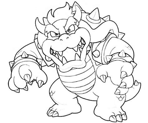 Bowser Coloring Pictures Krysten