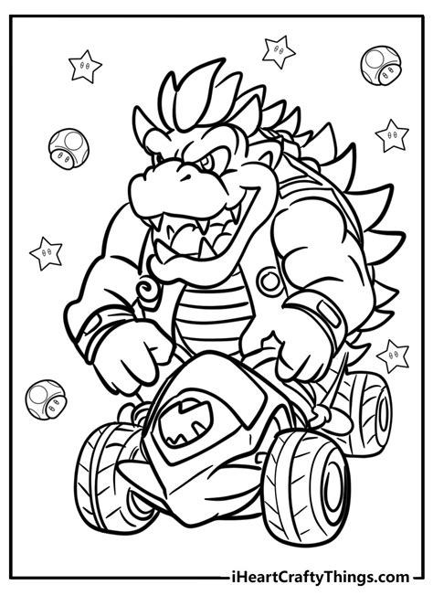 Bowser Coloring Shee