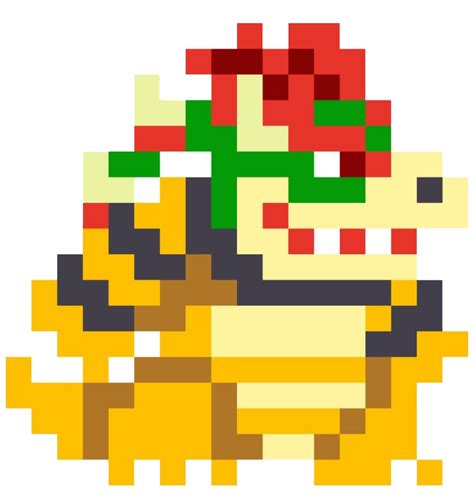 Bowser Pixel Png Image - Super Mario Bowser Pixel Png,Bowser …