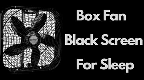 Box Fan Sleep Sound 9 Hours - YouTube