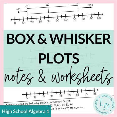 Box and whisker plot worksheet 1 answer key ilovevast