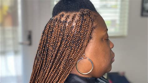Box braids with thin edges. An Effective Way to Hide Thin Edges with Braids Instagram / @tobsbraidingsalonllc. Unfortunately, especially for African American women, hair loss from tight box braids is all too common. According to dermatology, traction alopecia will affect more than one-third of African American women. 