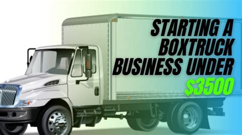 Box truck business. The primary step in your plan about starting a box truck business should be to select a name and logo that you prefer, create a website, and list your box truck business online. #1. Select a name and logo. Choosing a name for your business can be challenging, but you can use Copy AI to help you generate a unique business name. 