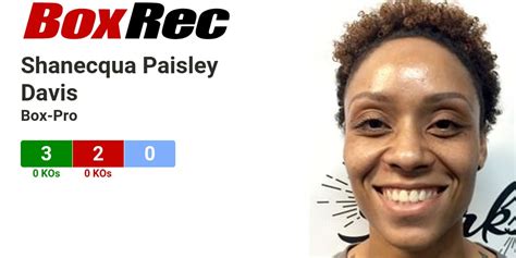 BoxRec: Shanecqua Paisley Davis