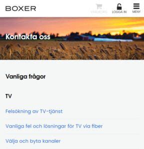 Boxer kundtjänst
