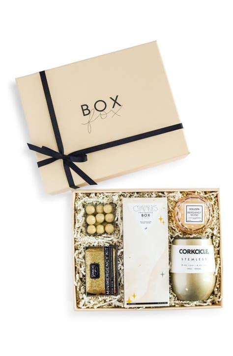 Boxfox. BOXFOX is your go-to for gifting. Shop personalized and custom gift boxes to friends and family. Shop pre-packed curations, Build a custom BOXFOX, or customize corporate gift boxes. 