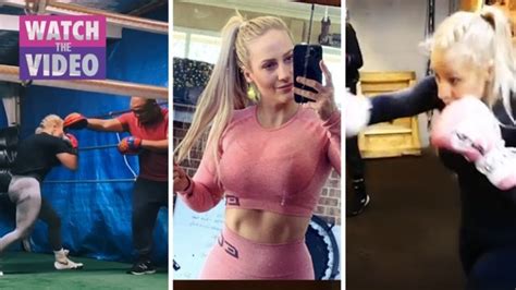 Boxing Blonde Bomber Naked