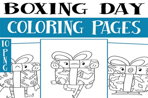 Boxing Day Sheets Of Coloring Pages
