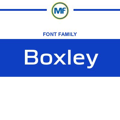 Boxley Black: Free Font Download MaisFontes