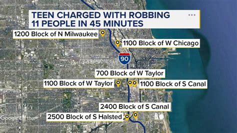 Boy, 14, charged with 7 armed robberies in less than hour: Chicago police