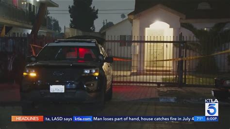 Boy shot in the head by stray bullet while watching fireworks in South L.A.
