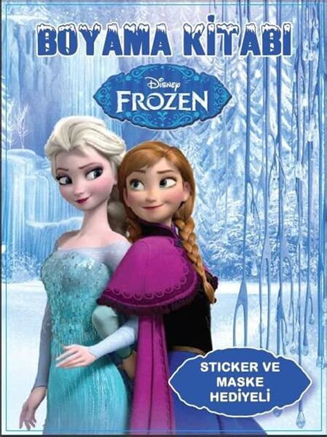 Boyama Kitabı Frozen Karlar Ülkesi Elsa Stickerlı  Çiçeksepeti.