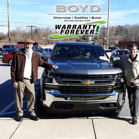 Boyd chevy. Boyd Chevrolet Buick responded. George, I cannot thank you enough for your wonderful review of Boyd Chevrolet Buick and for your referrals and recommendation! It was a pleasure to assist you and please let me know when I can do so again! Sincerely, Les Boyd-Owner-828.693.3461 lesb@boydautomotive.com More 