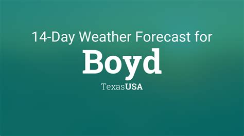 Boyd tx weather. Today’s and tonight’s Boyd, TX weather forecast, weather conditions and Doppler radar from The Weather Channel and Weather.com 
