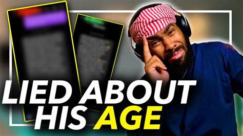 Boyfriend lied about age