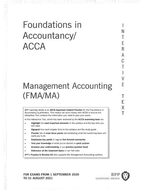 Bpp management accounting pdf. pdf), Text File (.  Complete guide covering...
