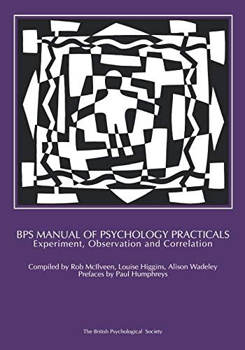 Bps manual of psychology practicals experiment observation and correlation. - Manuale di officina stiga combi 95.