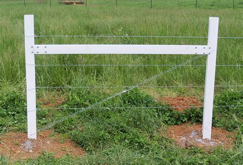 Brace a fence post. Fences appear decorative or utilitarian depending on the materials used to construct the fences. Fencing materials vary in their costs, looks, durability, maintenance needs and sec... 