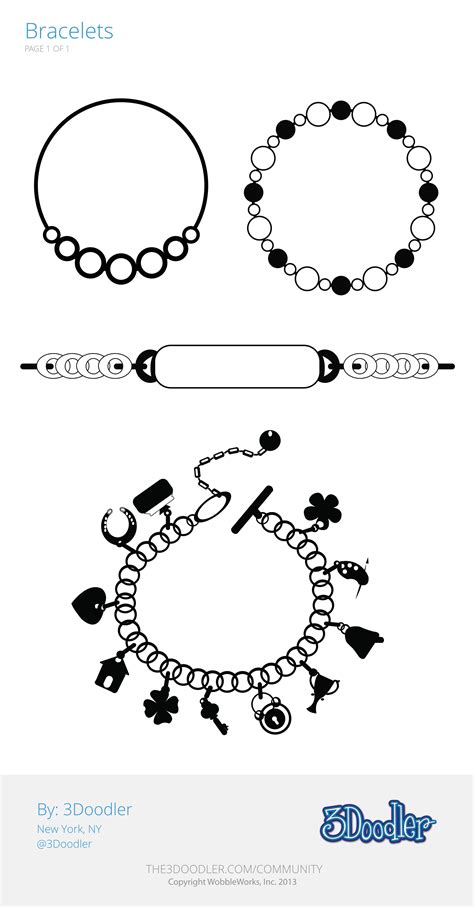 Bracelets 3D Pen Creation Library