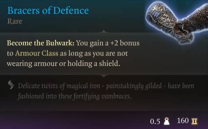 Bracers of defense bg3.  The ultimate unarmed martial build, with 6+ attacks...