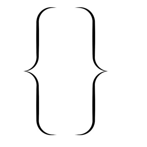 Bracket Label Templates Vector World of Reference