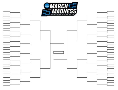 Bracket March Madness Printable