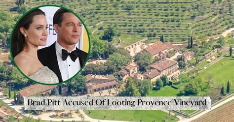 Brad Pitt accused of ‘looting’ Chateau Miraval’s assets