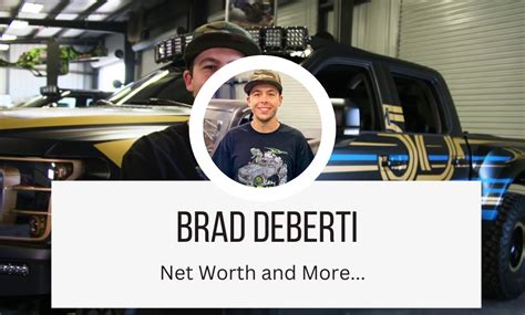 Brad deberti wife.  I&rsquo;m a past Offroad Brad DeBerti.  From never stepping foot in a...