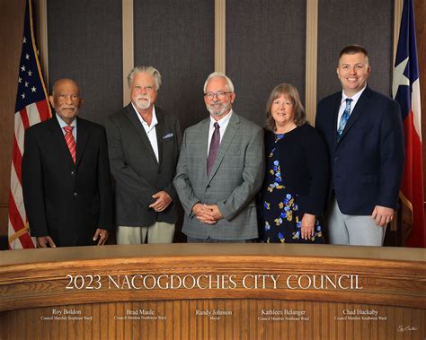 May 6, 2023 · Belanger, Maule victorious in Nacogdoches council race. May 6, 2023. 0. Northeast Ward representative Kathleen Belanger will retain her seat on the Nacogdoches City Council, according to unofficial results released by the county elections office Saturday night. Belanger garnered 627 votes vs. 104 received by challenger Rick Herzog. . 