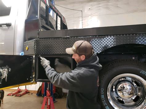 Bradford built. At our Mount Vernon and Carterville, Illinois stores, we stock Bradford Built beds for trucks of all types with 4 box flatbeds, workbeds, mustang flatbeds, and all aluminum, pickup flatbeds. We install most flatbeds while you wait for $985.00; relocate backup cameras for $150.00; and relocate back up sensors for $300.00. 
