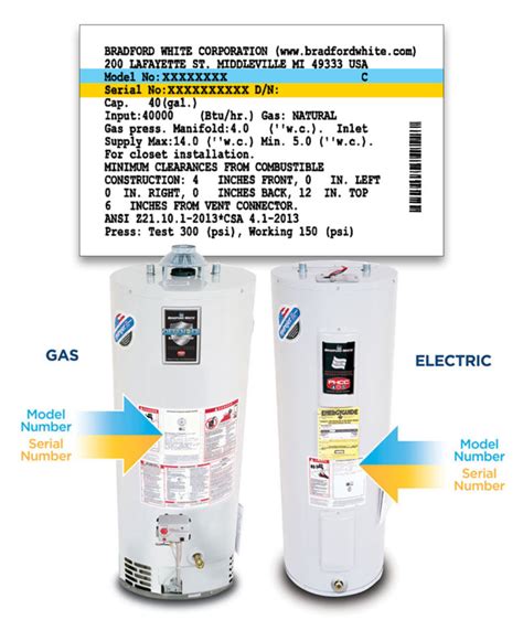 Extend your standard 6 year warranty on your Bradford White 30 - 50 Gallon Hot Water Heater to 10 Years! 1.877.847.0050 Free Shipping on all Orders - Every Product, Every Time!. 