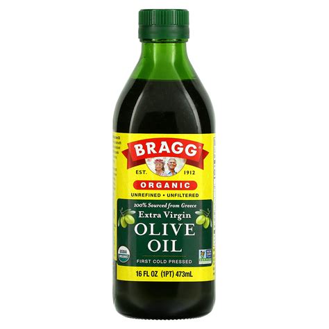 Bragg Organic Extra Virgin Olive Oil 16 fl oz Liq - Swanson®