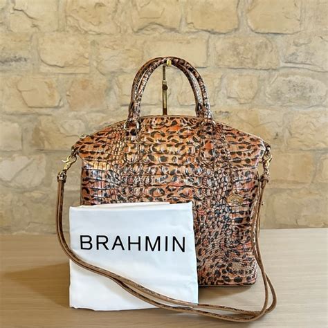 Brahmin Duxbury Animal Print Leather Exterior Bags & Handbags …