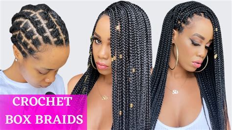 Quick and easy 30 inch crochet box braids in only 30 minutes!Large Loop Box Braids 30" color T30 7pkshttps://amzn.to/41YRTIm| FOLLOW ME | https://www.instagr...