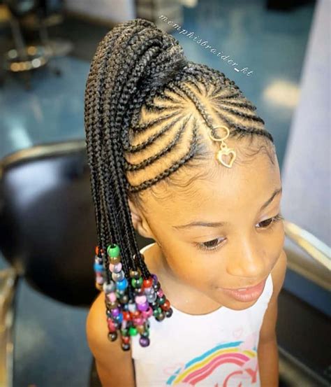 Braids for kids near me. 1 Layer Feed In Braids - MEDIUM (6-10 Braids) $15 for small Cornrows in between Extended braid lengths: -$15 more for hip length -$25 for thigh length *hair included in the price!*. $120.00+. 