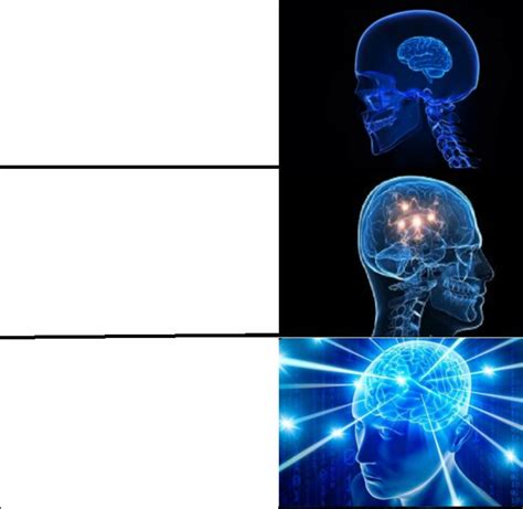 Brain Meme Template 3