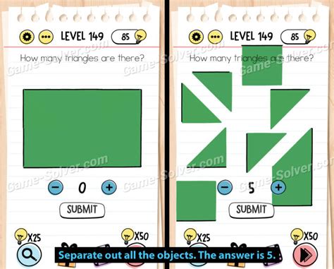 Brain Test Level 149 Answers • Game Solver