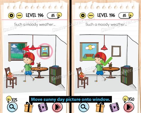 Brain Test Level 196 Answers • Game Solver