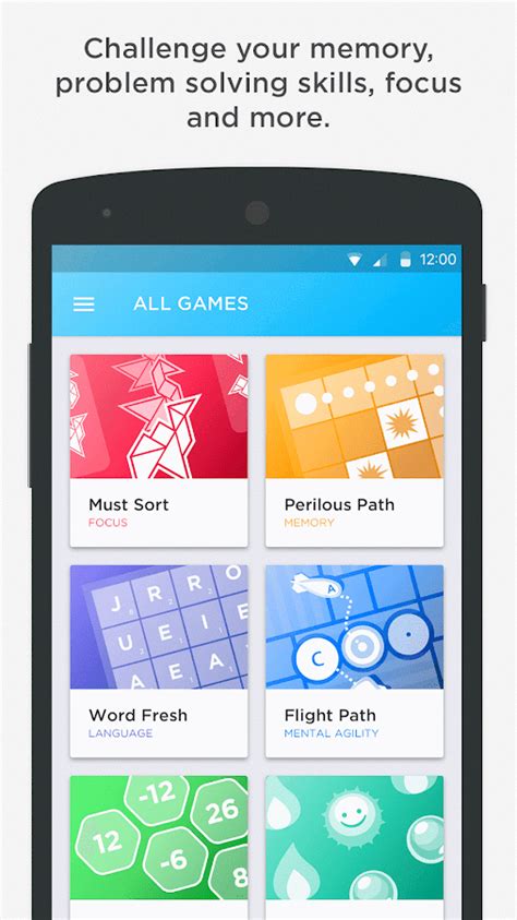 Brain games app. 6: Mind Pal. The next of the best iPad brain games for seniors is the brain training app, Mind Pal. This app comes with 40 games to target and train the 7 cognitive areas; Memory, Attention, Language, Math, Flexibility, Speed, and Problem-Solving. 