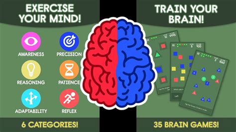 Brain training games.  Train your brain with 9 cognitive games.  The app crea...